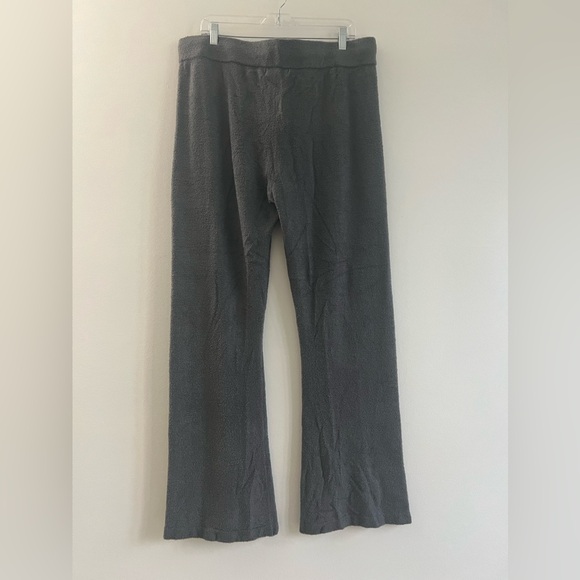 NWOT Barefoot Dreams Charcoal bamboo chic lite Knit Pants - Picture 3 of 4